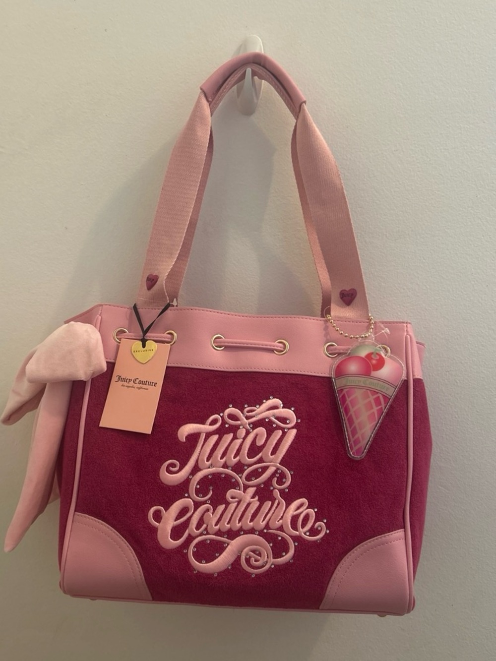 Juicy Couture Pink Two-Tone Daydreamer Bag